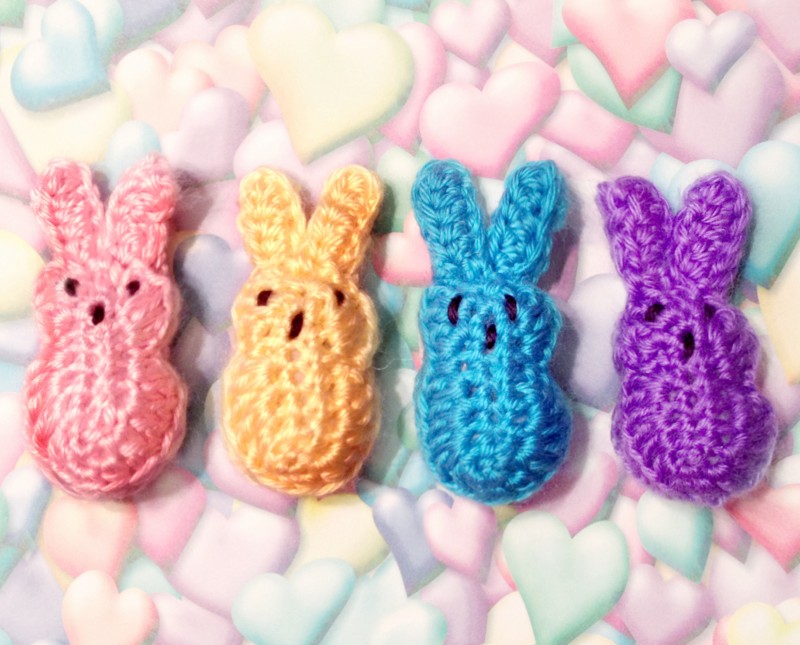 Crocheted Easter Peeps - mellie blossom