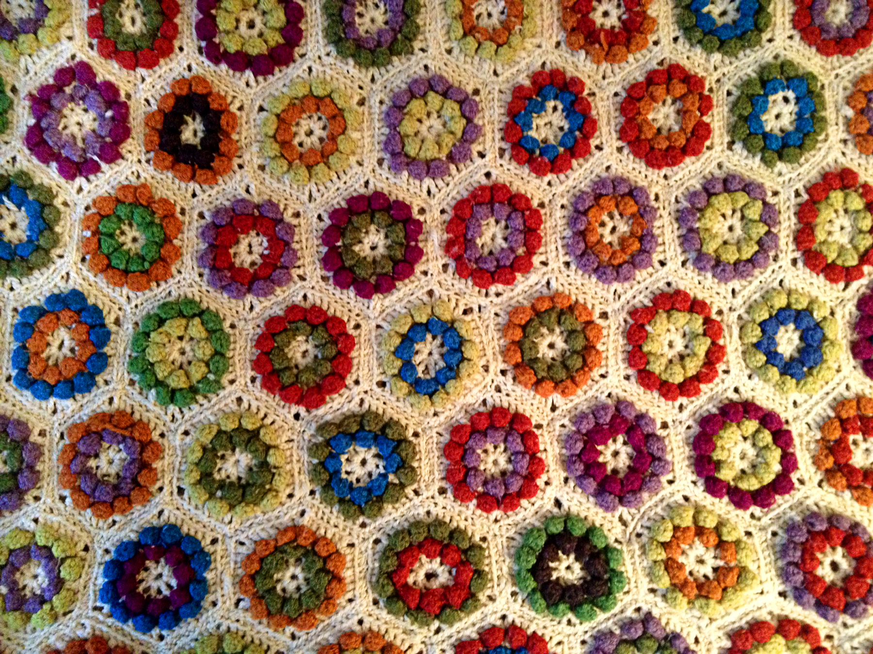 Vintage Crochet Afghan mellie blossom