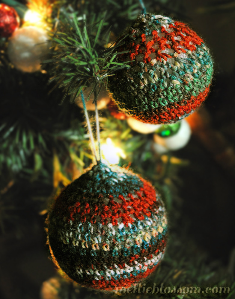 Crochet Christmas Ornaments mellie blossom