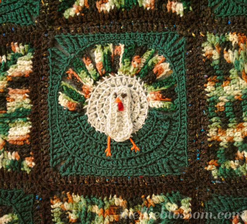Thanksgiving Crochet Blanket mellie blossom