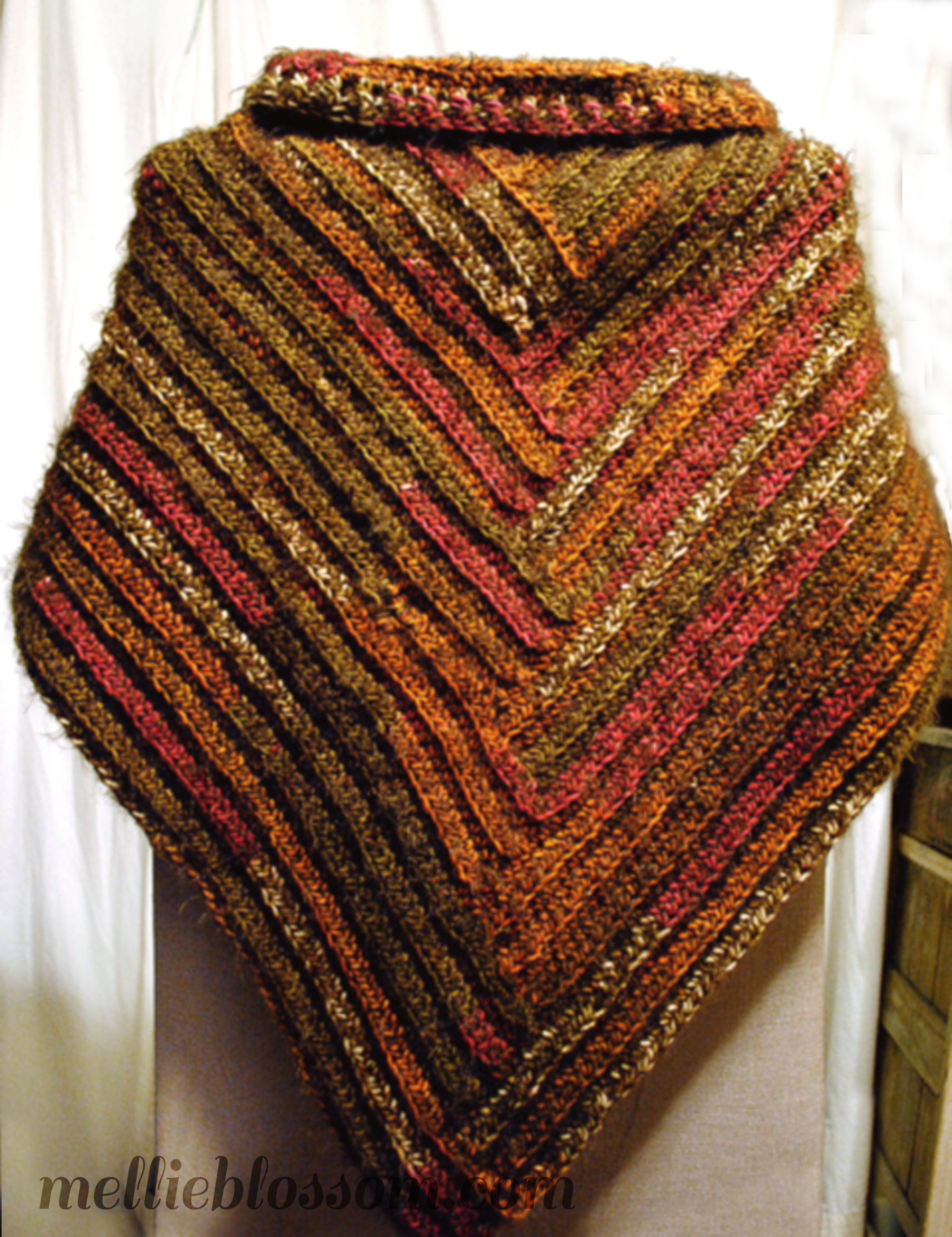 branded winter shawl