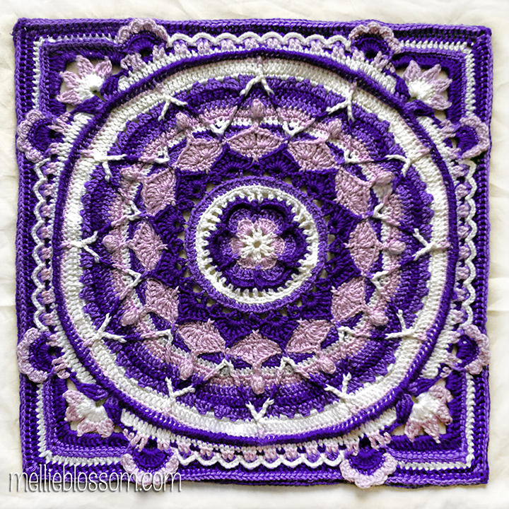 Finished Crochet Mandalas mellie blossom