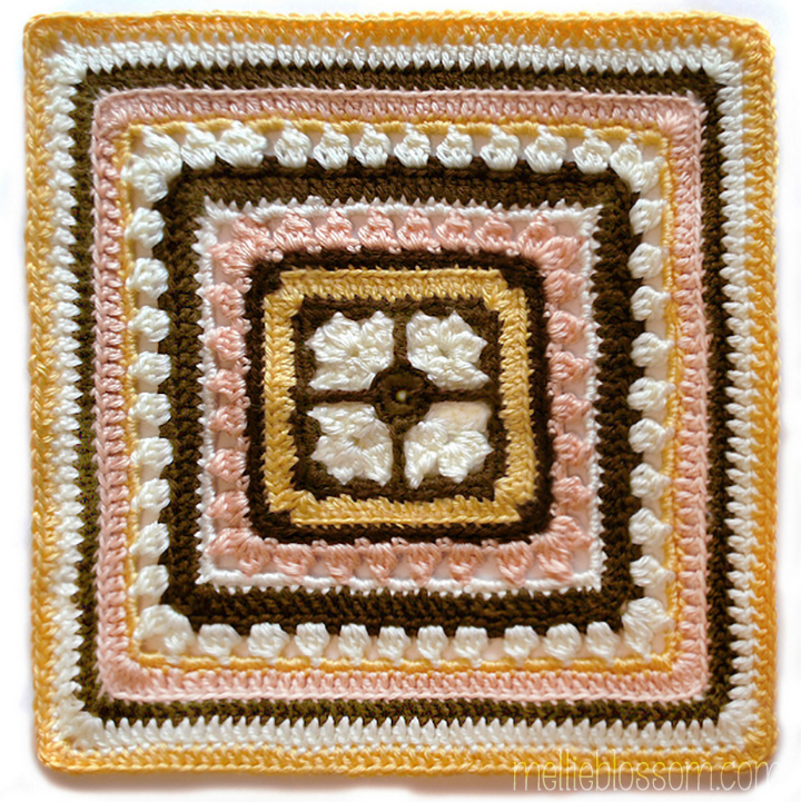 2017 Crochet Along - Efflorescent Window - mellieblossom.com