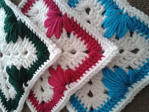 Leaf Stitch Granny Square