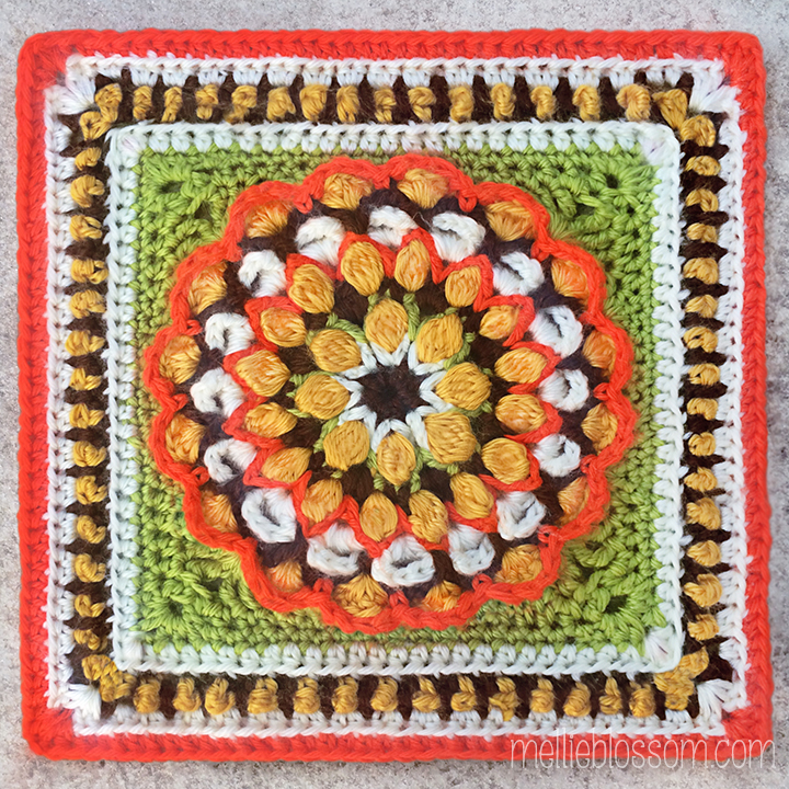Crochet Squares - March - mellieblossom.com