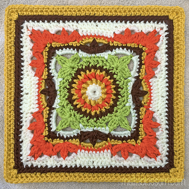 Crochet Squares - March - mellieblossom.com