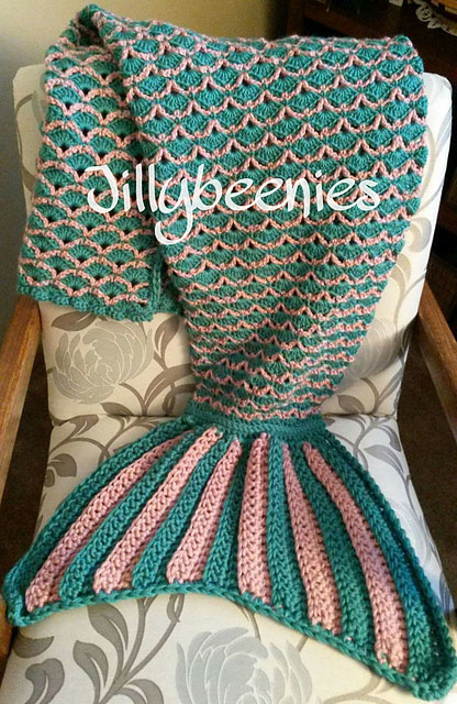 Crochet Trends - Mermaid Tail Blanket